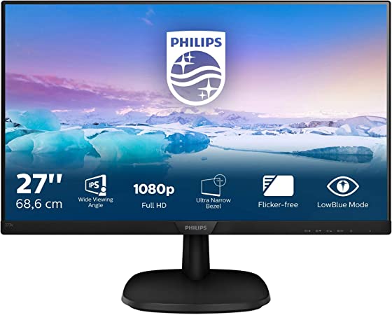 Philips 273V7QDAB/00 27'' Widescreen Full HD IPS VGA / DVI / HDMI Monitor